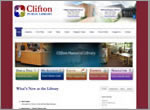 Web Site Design - Clifton Library